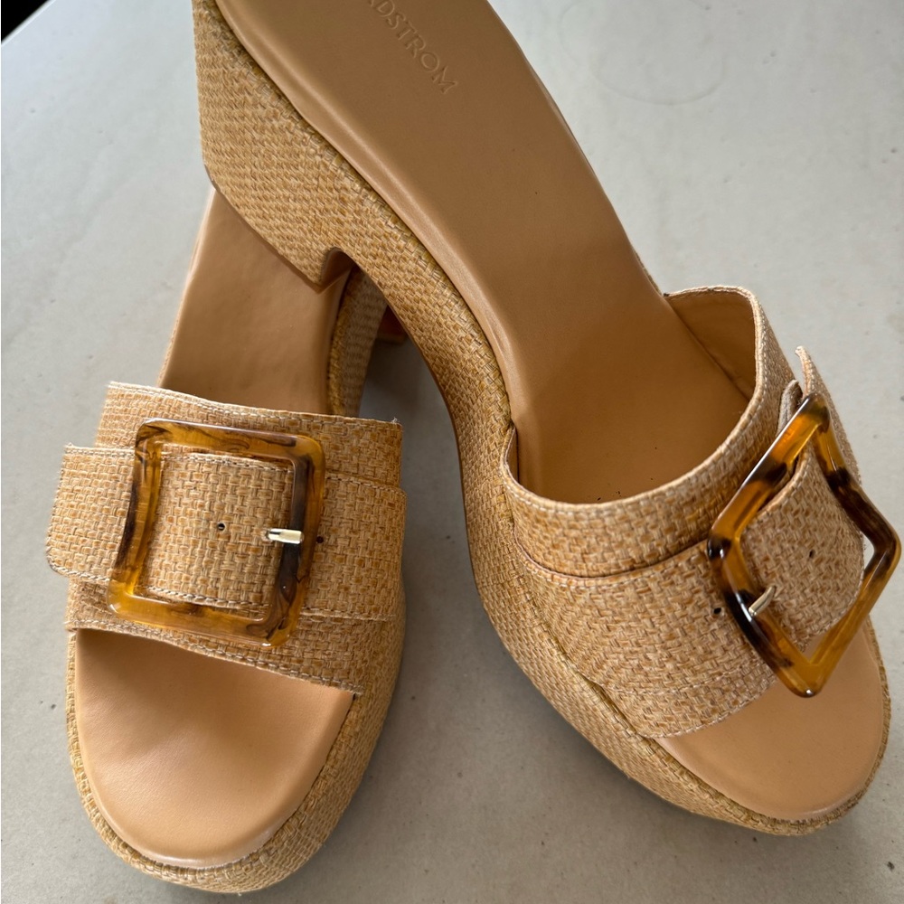 Nordstrom Brad Rattan platform Sandals